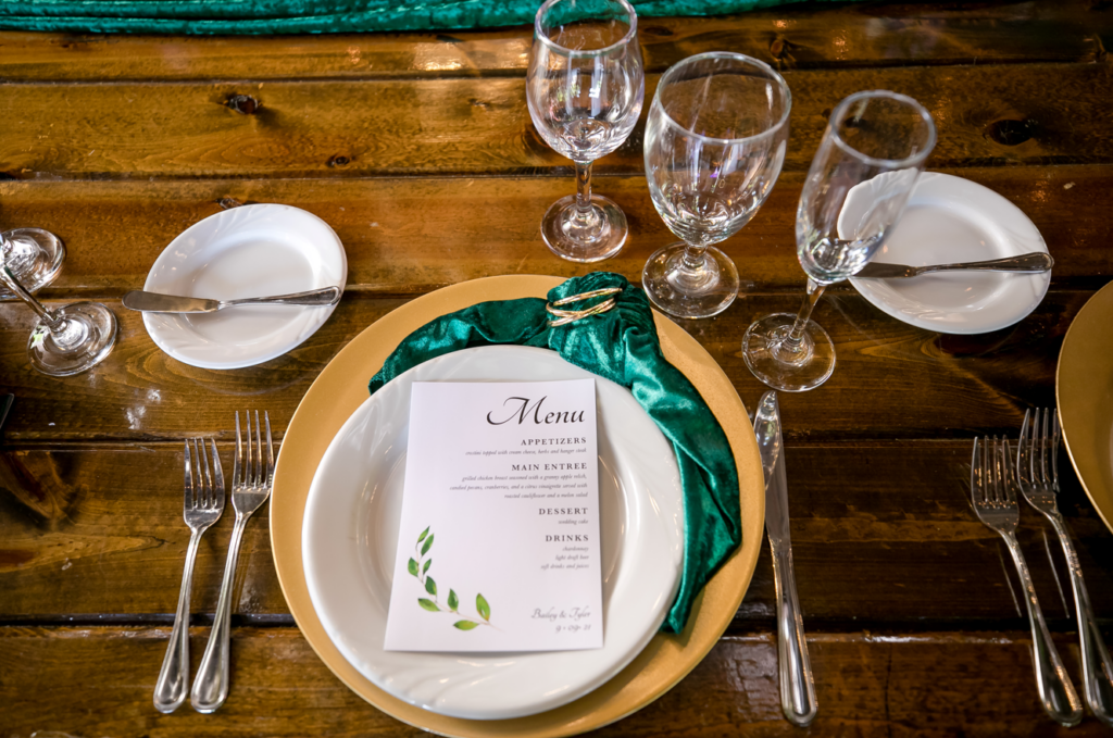 table ware wedding